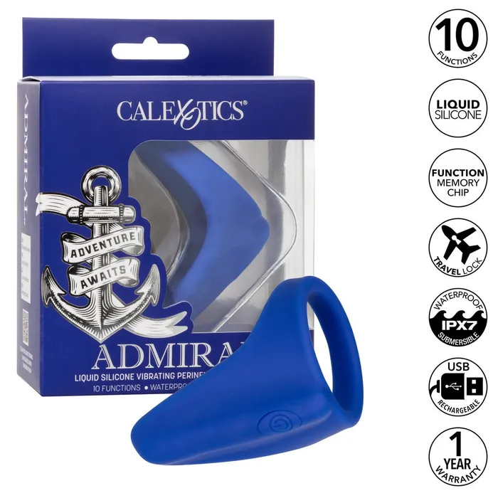 Female Sex Toys | Admiral Vibrating Pernium Ring & Massager Liquid Silicone - CalExotics Female Sex Toys | Admiral Vibrating Pernium Ring & Massager Liquid Silicone - CalExotics