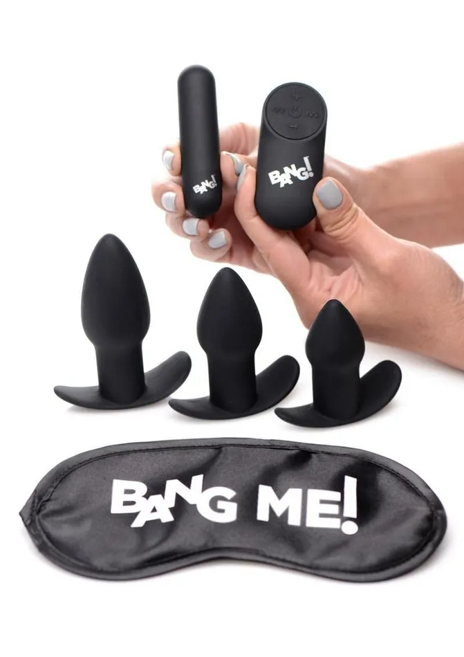 Bang Backdoor Adventure Rechargeable Silicone Butt Plug Kit BANG Anal