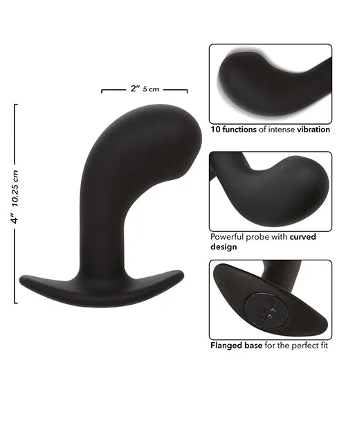 Rock Bottom Curved Prostate Probe Black California Exotic Novelties Anal