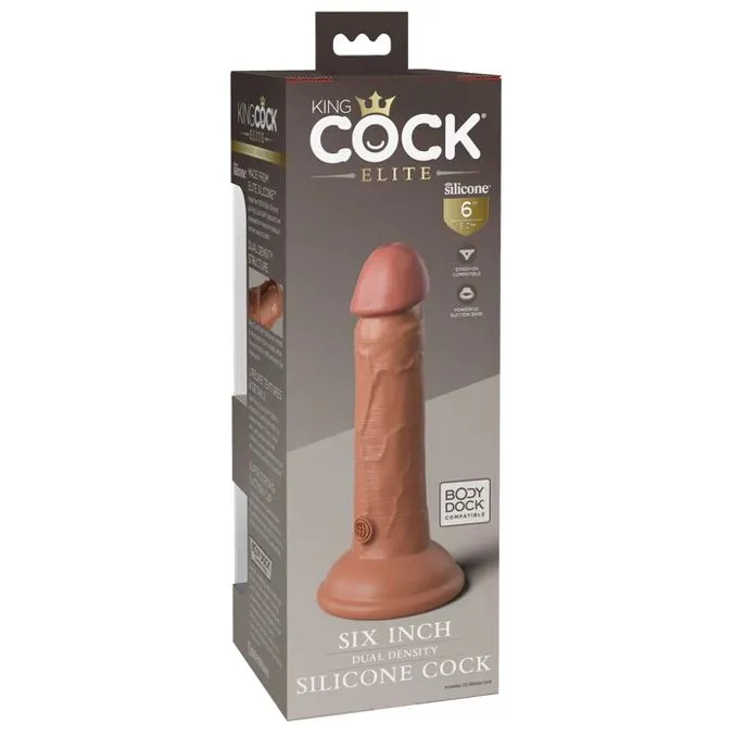 King Cock Elite 6 Inch Dual Density Dildo Caramel Pipedream Dildos King Cock Elite 6 Inch Dual Density Dildo Caramel Pipedream Dildos