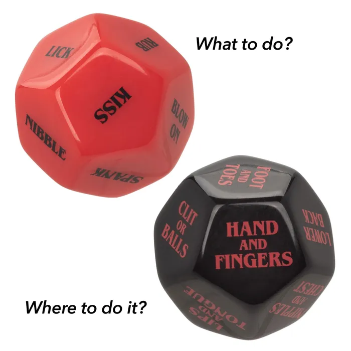 Anal CalExotics Naughty Bits Roll Play Naughty Dice Set Anal CalExotics Naughty Bits Roll Play Naughty Dice Set