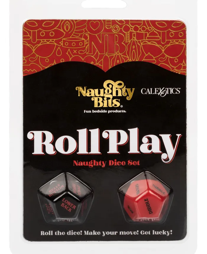 Anal CalExotics Naughty Bits Roll Play Naughty Dice Set Anal CalExotics Naughty Bits Roll Play Naughty Dice Set