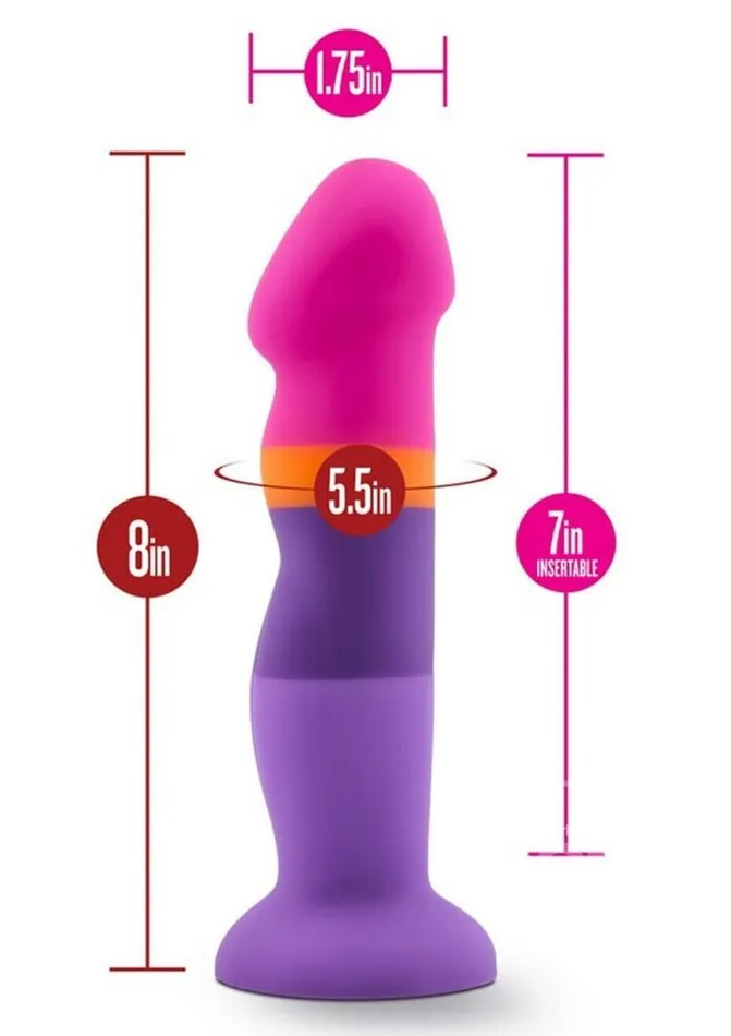 Dildos Avant D3 Summer Fling Silicone Dildo 8 Blush Novelties Dildos Avant D3 Summer Fling Silicone Dildo 8 Blush Novelties