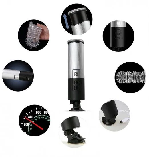 soniker Male Sex Toys Men Masturbator Automatic HandsFree Vaginal Pussy Stroker Meat Cup