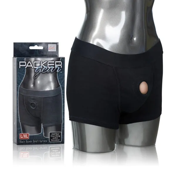 Packer Gear Black Boxer Harness LargeXLarge California Exotic Novelties Mens Underwear Packer Gear Black Boxer Harness LargeXLarge California Exotic Novelties Mens Underwear