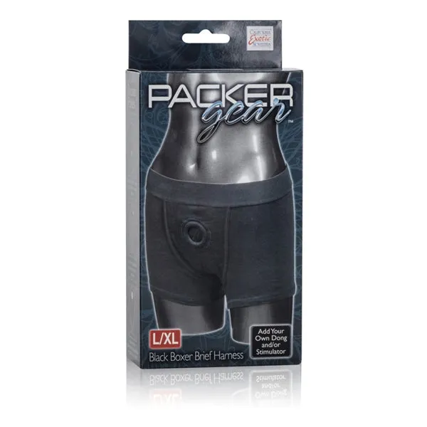 Packer Gear Black Boxer Harness LargeXLarge California Exotic Novelties Mens Underwear Packer Gear Black Boxer Harness LargeXLarge California Exotic Novelties Mens Underwear