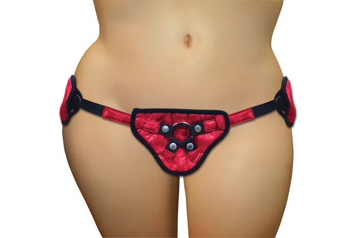 Sport Sheets Plus Size Ss Plus Size Red Satin Corsette StrapOn