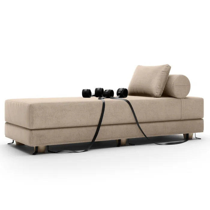 Liberator Liberator Black Label Divan Daybed with Microfiber Cuff Kit Bru Surf Turquoise Anal