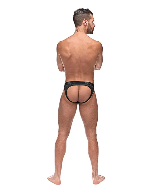 Male Power Semi Sheer Embossed Swirl Moonshine Hosiery