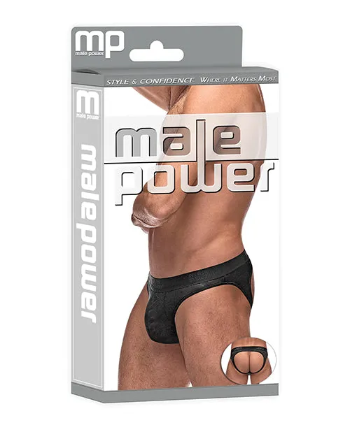 Male Power Semi Sheer Embossed Swirl Moonshine Hosiery