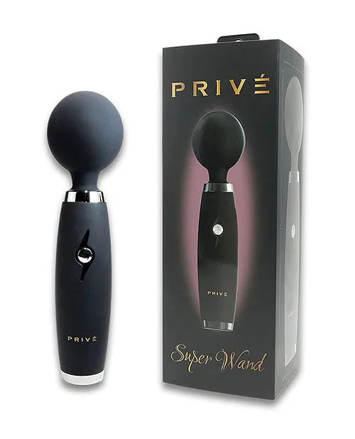 Novum Brands Female Sex Toys PRIVE Super Wand Massager Novum Brands Female Sex Toys PRIVE Super Wand Massager