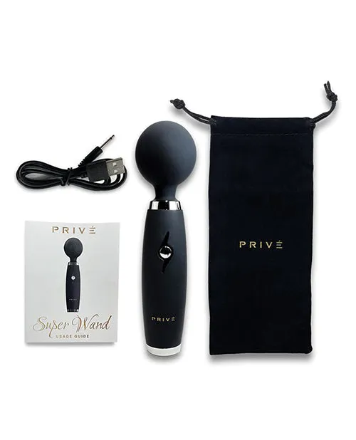 Novum Brands Female Sex Toys PRIVE Super Wand Massager Novum Brands Female Sex Toys PRIVE Super Wand Massager