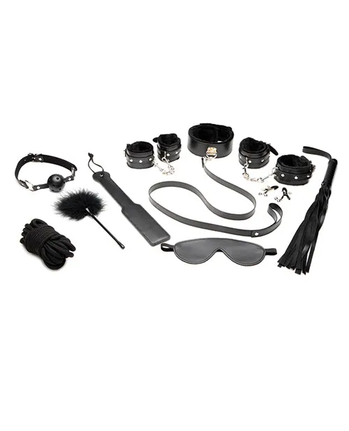 XR Brands Couples Master Series Hook Up 10 Pc Plush Bondage Set