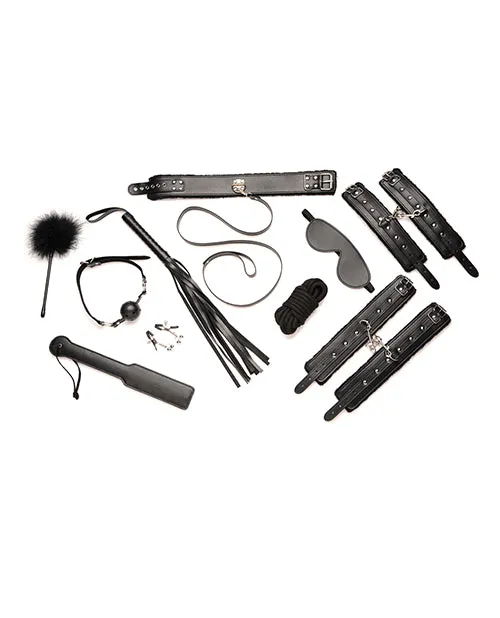 XR Brands Couples Master Series Hook Up 10 Pc Plush Bondage Set